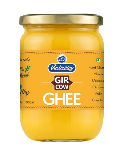 Vedic Gir Cow  A2 Ghee (Bilona) - 1000ml